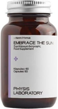Physis Laboratory Embrace The Sun Βιταμίνη για Ενίσχυση του Ανοσοποιητικού & την Υγεία των Οστών 60 κάψουλες