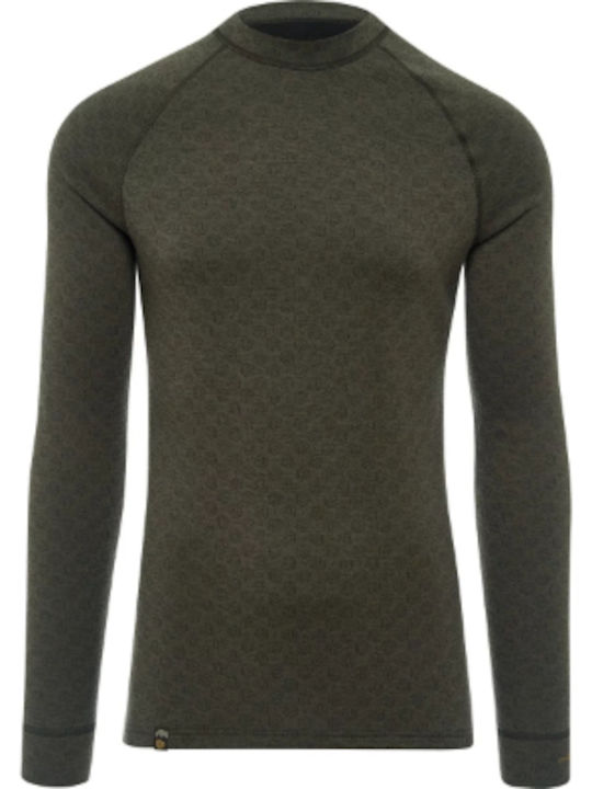 Thermowave Merino Xtreme Ανδρική Ισοθερμική Μακρυμάνικη Μπλούζα Μαύρη