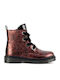 Kids Boots with Zipper Burgundy