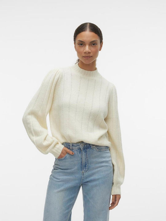 Vero Moda Women's Long Sleeve Sweater Birch/Mel...