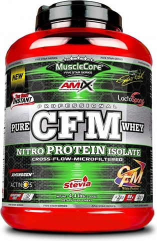 Musclecore Pure Cfm Whey Биологична Протеин Суроватъчен с Вкус Milk Vanilla 1kg
