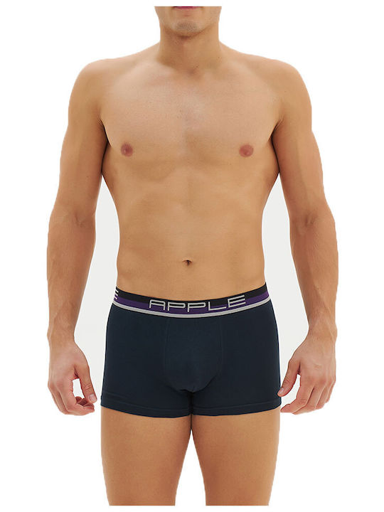 Apple Boxer Herren Boxershorts Dark Blue 1Packung