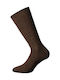 Inizio Herren Einfarbige Socken Braun 1Pack