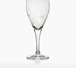 Rona Tulipa Water and Whiskey Glasses Goblet Crystal 360ml 6 Pieces