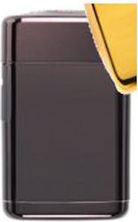 Atomic Plated Windproof Flame Lighter Jet Type ...