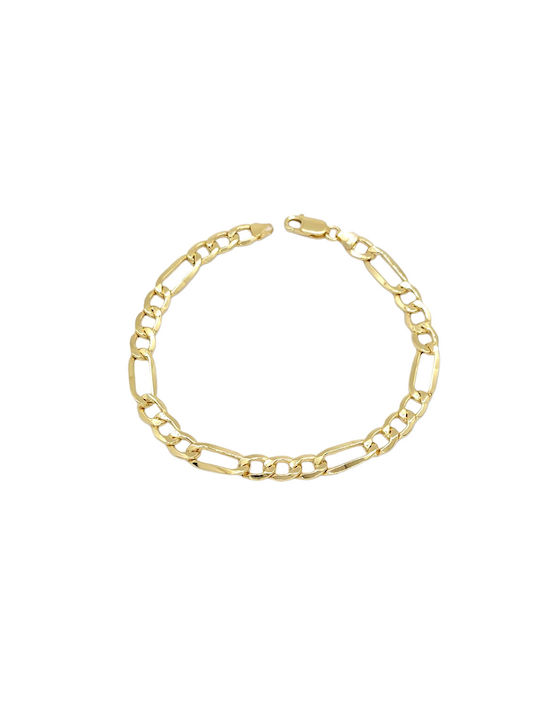 Rubini Gold Chain Hand 14K Wide Thickness 7mm and Length 22.5cm