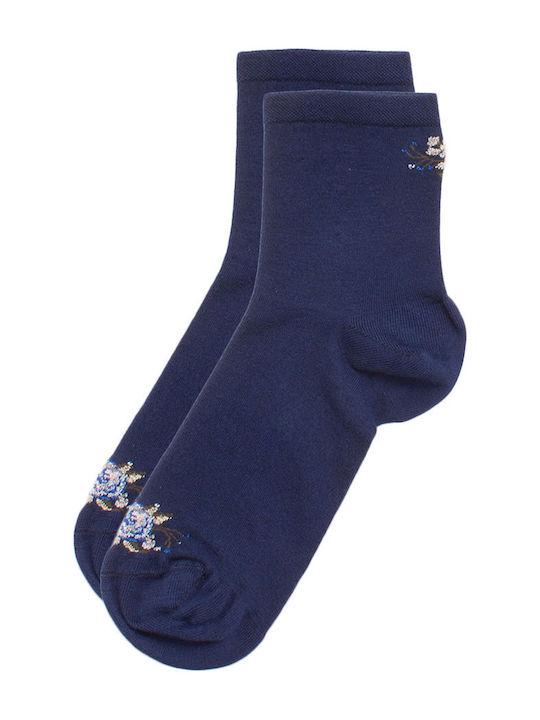 Pro Socks Bamboo Soft Γυναικείες Κάλτσες Μπλε