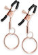 Ns Novelties Nipple Clamps in Gold Color