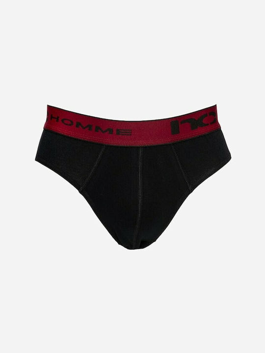 Nina Club Men's Slip BLACK/BORDO