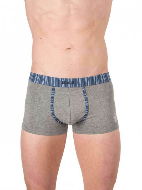 Navigare Men's Boxer Grey with Blue