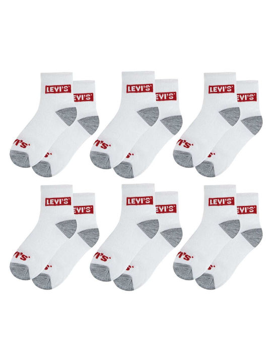 Levi's Kids' Socks White 6 Pairs