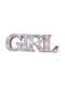 Wall Hanging Sign 'Girl' 44x14x4 44x14x4cm