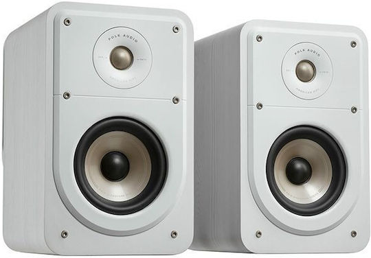 Polk Audio Signature Elite ES15 Paar Hi-Fi Lautsprecher Buch selbst 100W 2 Anzahl von Fahrern B19.1xT25.9xH30.5cm. Weiß