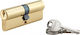 Thirard Lock Cylinder Security 80mm (40-40) with 3 Keys Gold