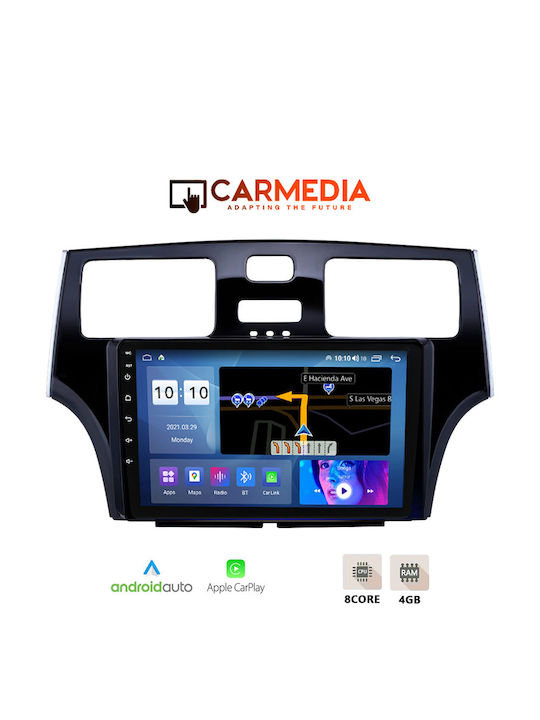Carmedia Auto-Audiosystem für Lexus DE 2000-2006 (Bluetooth/USB/AUX/WiFi/GPS/Apple-Carplay/Android-Auto) mit Touchscreen 9"