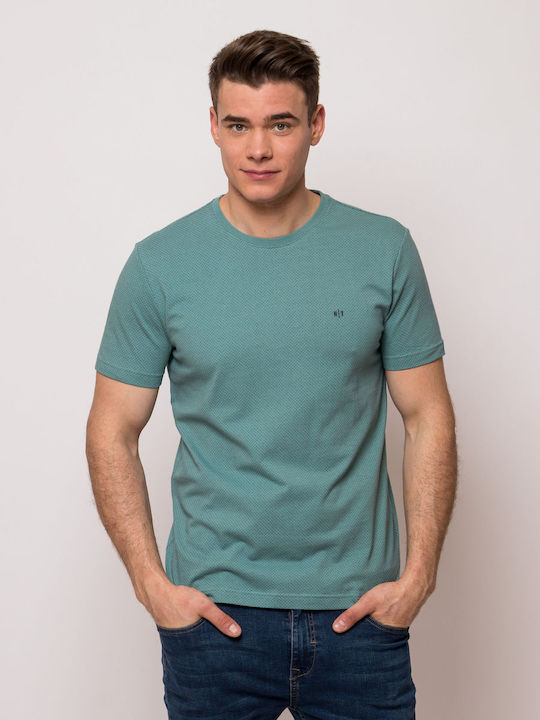 Heavy Tools Men's Short Sleeve Blouse Teal