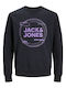 Jack & Jones Ανδρικό Φούτερ ΜΑΥΡΟ