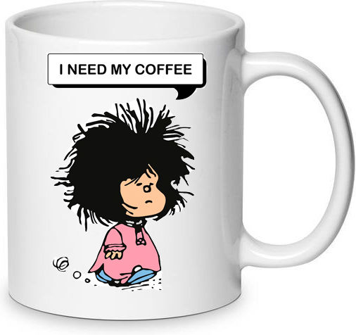 Mafalda Mug Ceramic no6 330ml