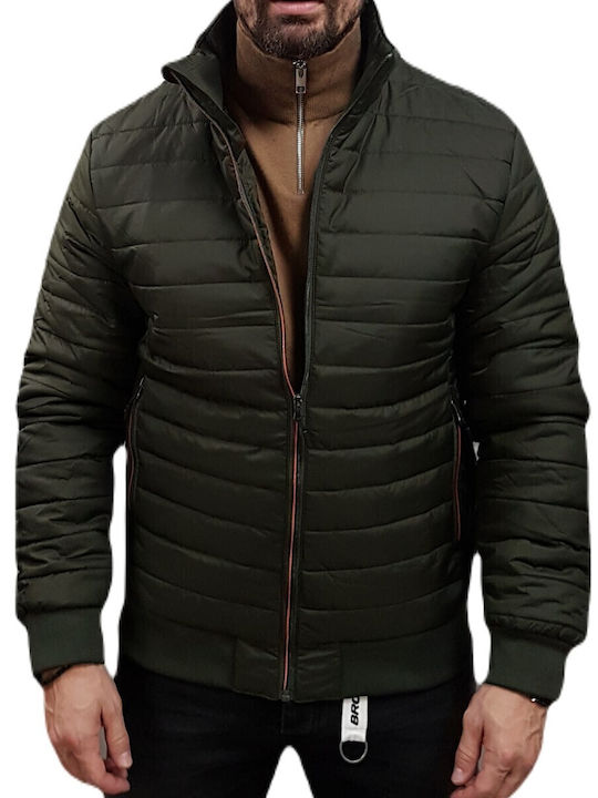 09-200201 Winter Jacke Puffer Deep Olive