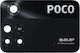 Kameraobjektiv Schwarz für Poco M4 Pro