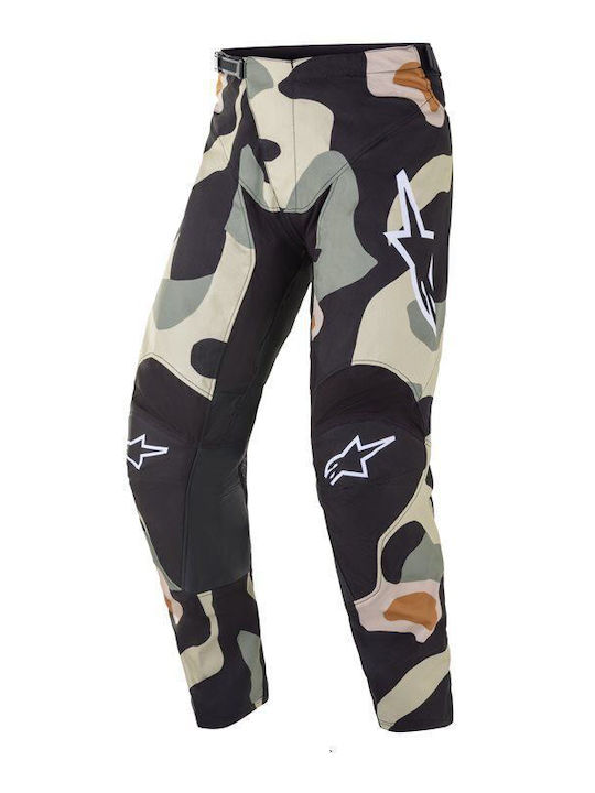 Alpinestars Racer Tactical Pantaloni Motocross Camo/Λευκό/Μπεζ