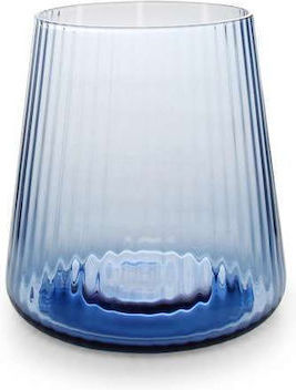 Salt & Pepper Linea Set Glass Water Glasses Blue 430ml 4 Pieces