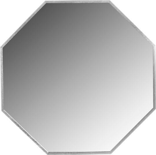 HomeMarkt HM9583.40 Καθρέπτης Ασημί 55.5x55.5cm HomeMarkt HM9583.40 Καθρέπτης Ασημί 55.5x55.5cm
