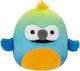 Jazwares Jucărie de Pluș Squishmallows Baptise the Blue/Yellow Macaw 19 cm pentru 3+ Ani