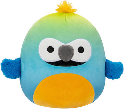 Jazwares Jucărie de Pluș Squishmallows Baptise the Blue/Yellow Macaw 19 cm pentru 3+ Ani