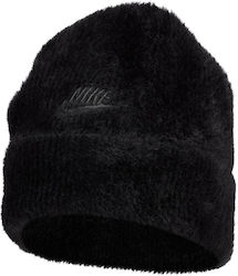 Nike Peak Beanie Unisex Σκούφος Πλεκτός σε Μαύρο χρώμα