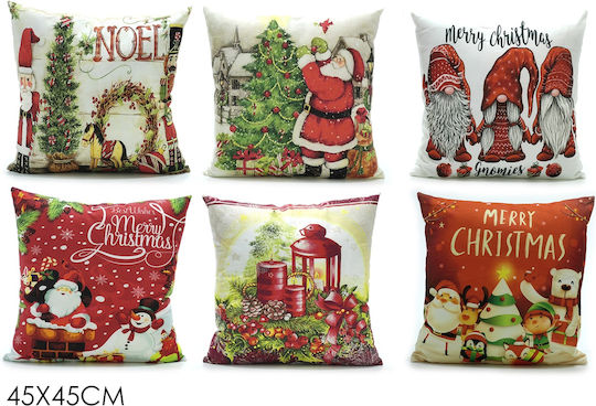 ArteLibre Weihnachtsdekoratives Kissen Platz 45x45cm (Μverschiedene Designs/Farben)