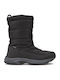 Damenstiefel mit Pelz Schwarz