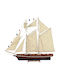 Lianos Wooden Miniature Ship 90x17x82cm