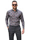 Vittorio Long-sleeved Shirt Polka Dot Black