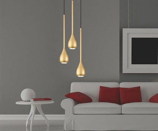 Luma Висящо Осветително Тяло Черен 30x8x55см.