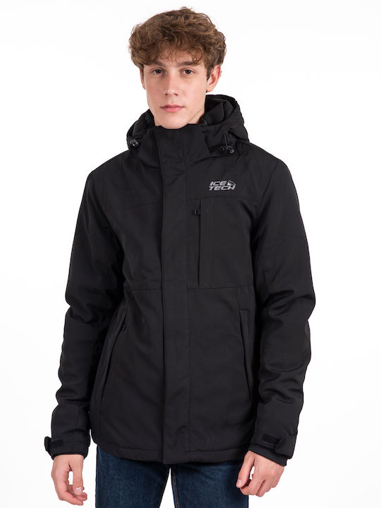 Icetech Men's Winter Jacket BLACK