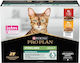 Pro Plan Wet Food for Adult Cats in Pouches with Beef and Chicken Gluten Free 10x85gr