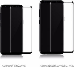Vmax Full Face Tempered Glass 0.23mm White Compatible with Galaxy S8