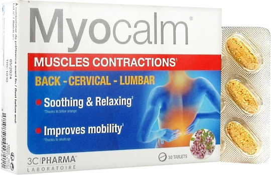 3C Pharma Myocalm Συμπλήρωμα για την Υγεία των Αρθρώσεων 30 ταμπλέτες