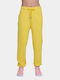 Jogginghose Jogger Vlies Gelb