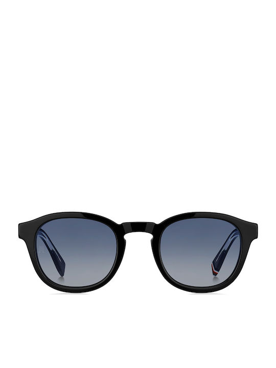 Tommy Hilfiger Unisex Sunglasses with Black Pla...