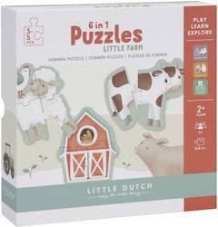 Puzzle pentru Copii Little Farm pentru 2++ Ani 24buc Little Dutch