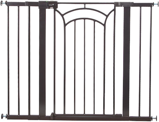Safety 1st Блиндирана врата Лесен монтаж в Черен Цвят 16x16x16εκ. 1бр