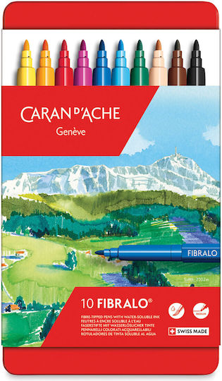 Caran D'ache Washable Drawing Markers Set 10pcs