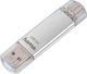 HAMA C-laeta 128GB USB 3.0 Stick Γκρι