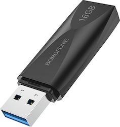 Borofone 16GB USB 3.0 Stick Μαύρο