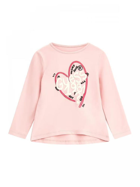 Guess Kids Blouse Long Sleeve Pink