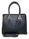 Women's Black Satchel Bag