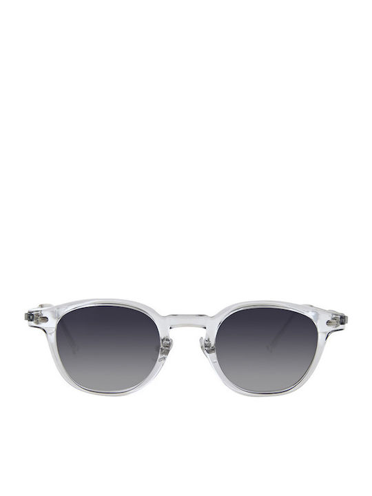 Bali Sunglasses Transparent with Acetate Frame & Gray Lens