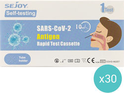Sejoy Sars-cov-2 Antigen 30pcs Diagnostic Test for Rapid Detection Antigens